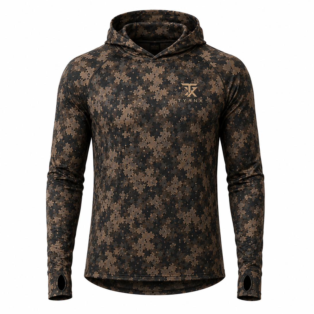 TYRNX Sun Hoodie, front view
